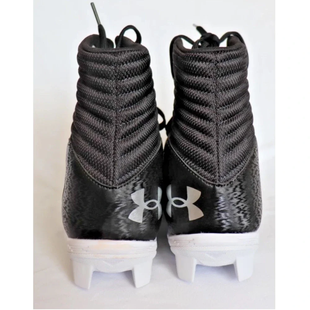 Under Armour Highlight Hammer MC Football Cleats Black White 3027300001 Mens 8.5